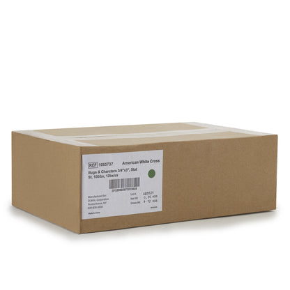 Looney Tunes™ Stat Strip® Adhesive Strip 3/4 X 3 Inch Plastic Rectangle Kid Design (Bugs and Daffy) Sterile (557630_BX)