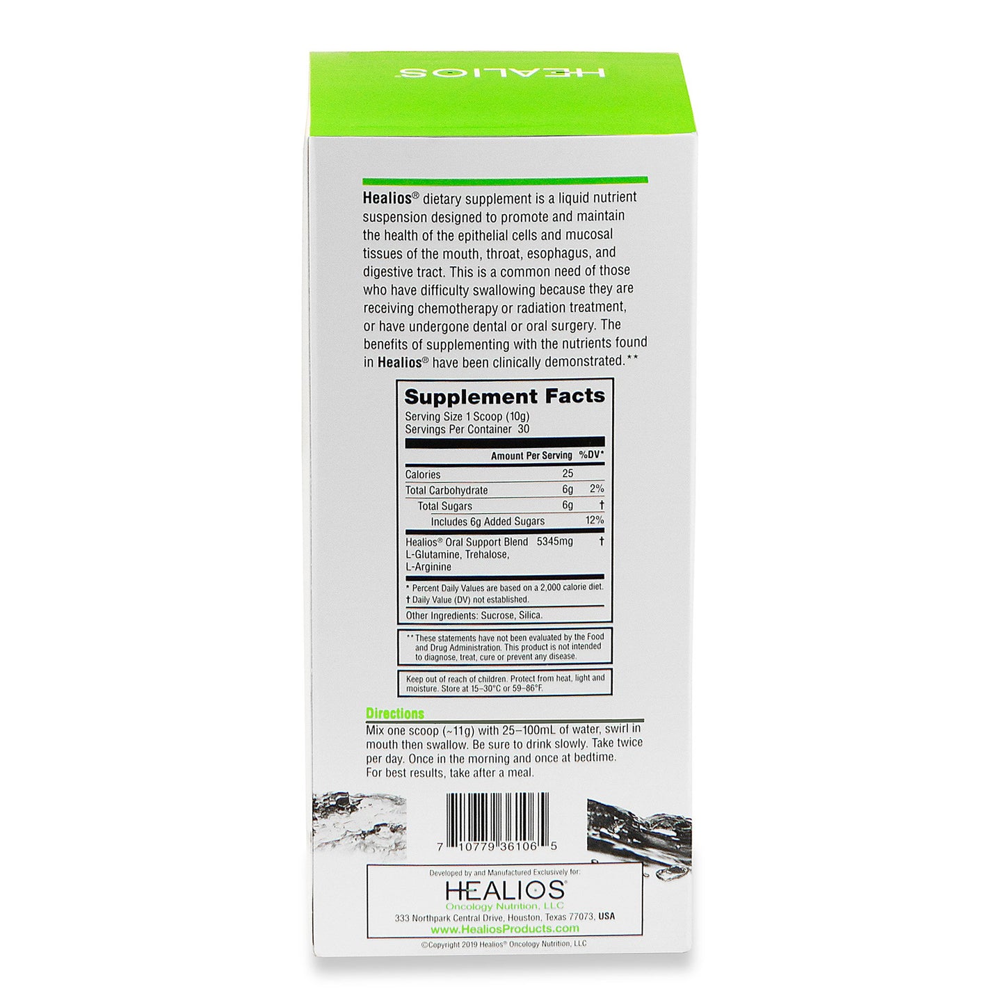 Healios® Oral Supplement Unflavored Powder 10.93 oz. Jar (1218420_CS)