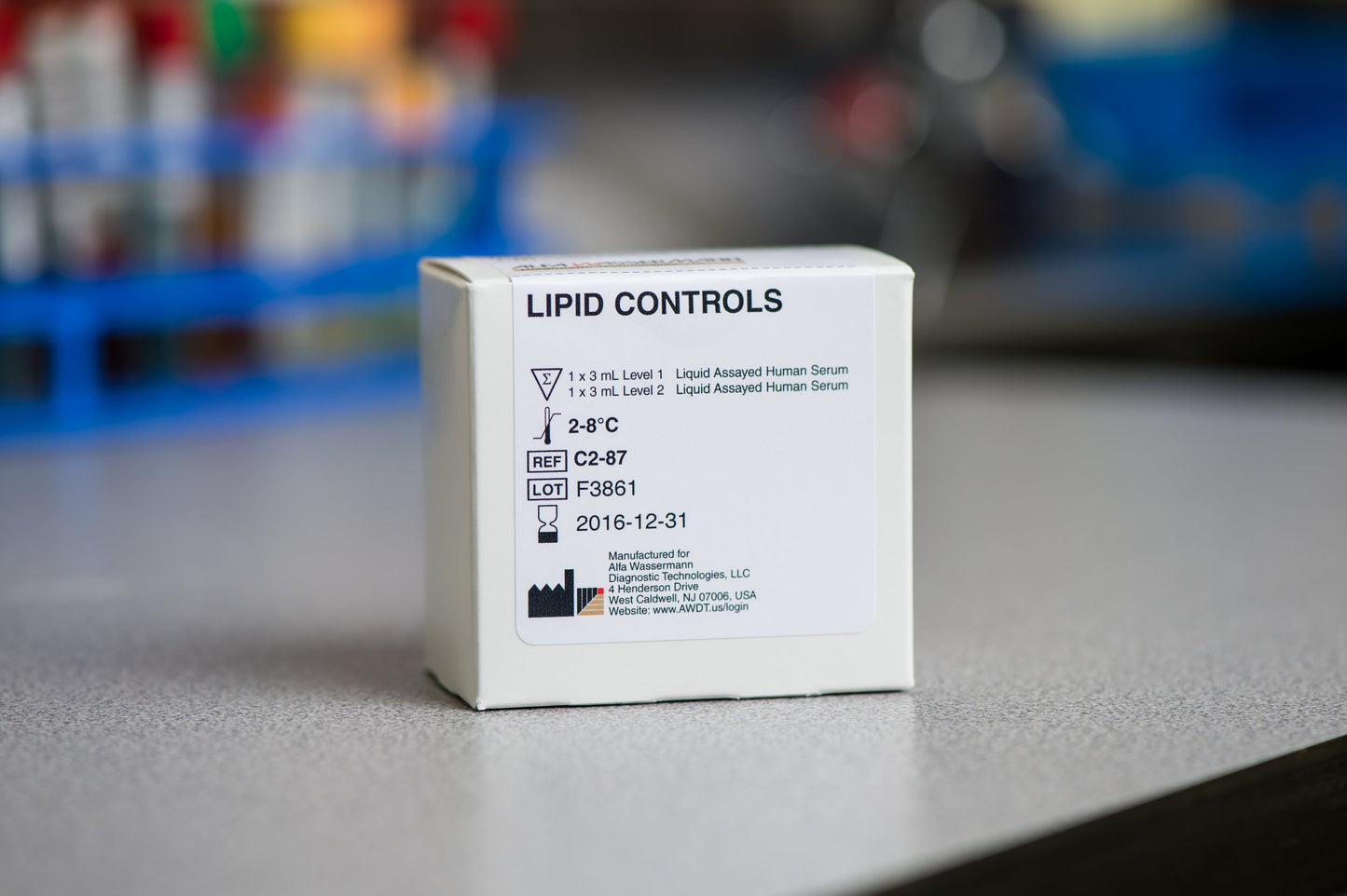 Alfa Wassermann Cardiac / Lipids / General Chemistry Control Lipid Level 2 2 X 3 mL (842162_EA)