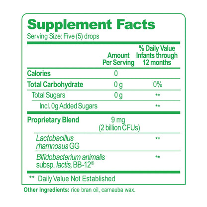 Culturelle® Digestive Calm + Comfort Pediatric Probiotic Dietary Supplement .29 oz. Oral Drops (1270216_BX)