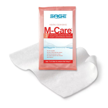 M-Care™ Meatal Personal Cleansing Wipe Soft Pack Scented 2 Count (1012050_PK)