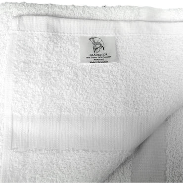 Royal Gold Foundations Bath Towel 20 X 40 Inch OE Cotton 86% / Polyester 14% White Reusable (1123358_DZ)