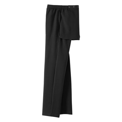 Silverts® Adaptive Pants Open Back Large Black Female (1227167_EA)