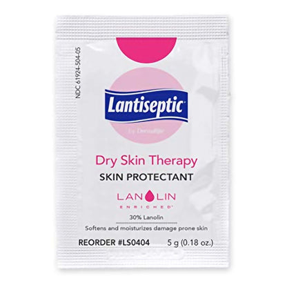 Lantiseptic® Dry Skin Therapy Skin Protectant 5 Gram Individual Packet Lanolin Scent Cream (1132957_EA)