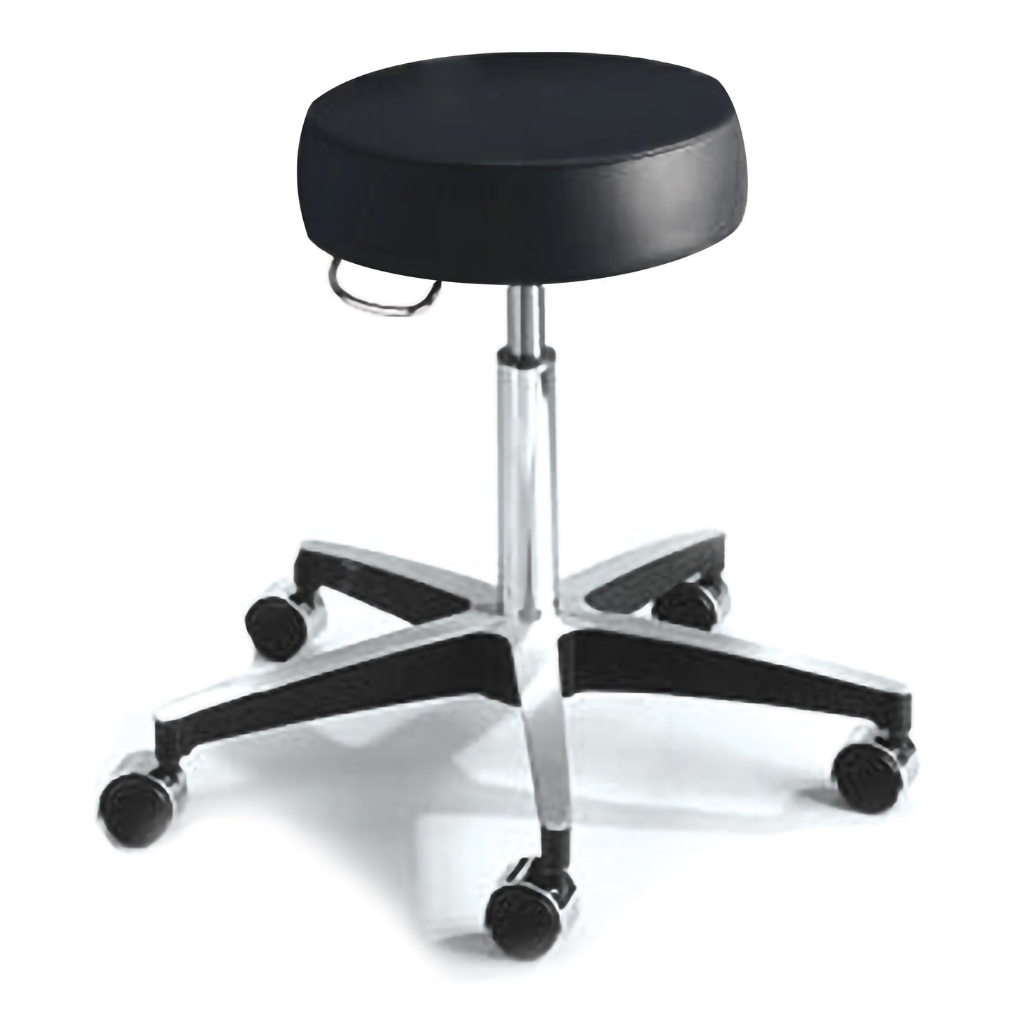 McKesson Exam Stool Backless Pneumatic Height Adjustment 5 Casters Black (407036_EA)