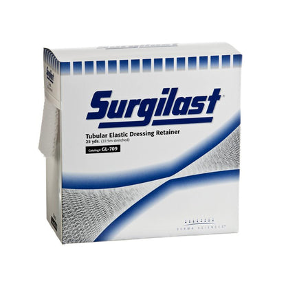 Surgilast® Elastic Net Retainer Dressing Tubular Elastic 25 Yard Size 8 White Medium Chest / Back / Perineum / Axilla NonSterile (450918_RL)