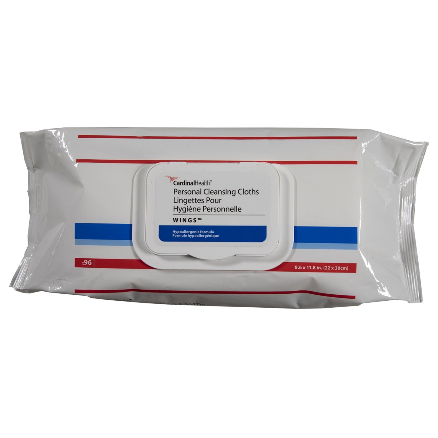 Cardinal Health™ Wings™ Personal Cleansing Wipe Soft Pack Scented 96 Count (1189850_PK)