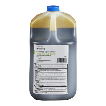 McKesson Skin Prep Solution 1 gal. Jug 10% Strength Povidone-Iodine NonSterile (854301_EA)