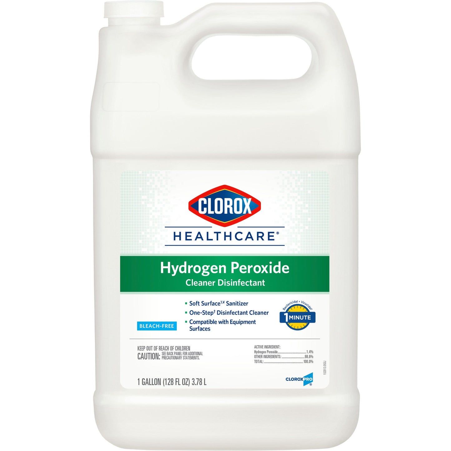 Clorox Healthcare® Surface Disinfectant Cleaner Refill Peroxide Based Manual Pour Liquid 1 gal. Jug Unscented NonSterile (914232_EA)