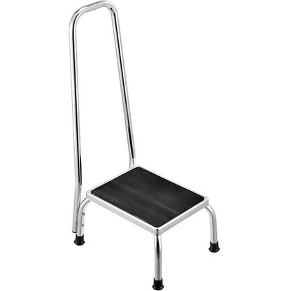 Global Industrial Medical Step Stool With Handrail, Non-Skid Rubber Footstool Platform (WBB2181733)