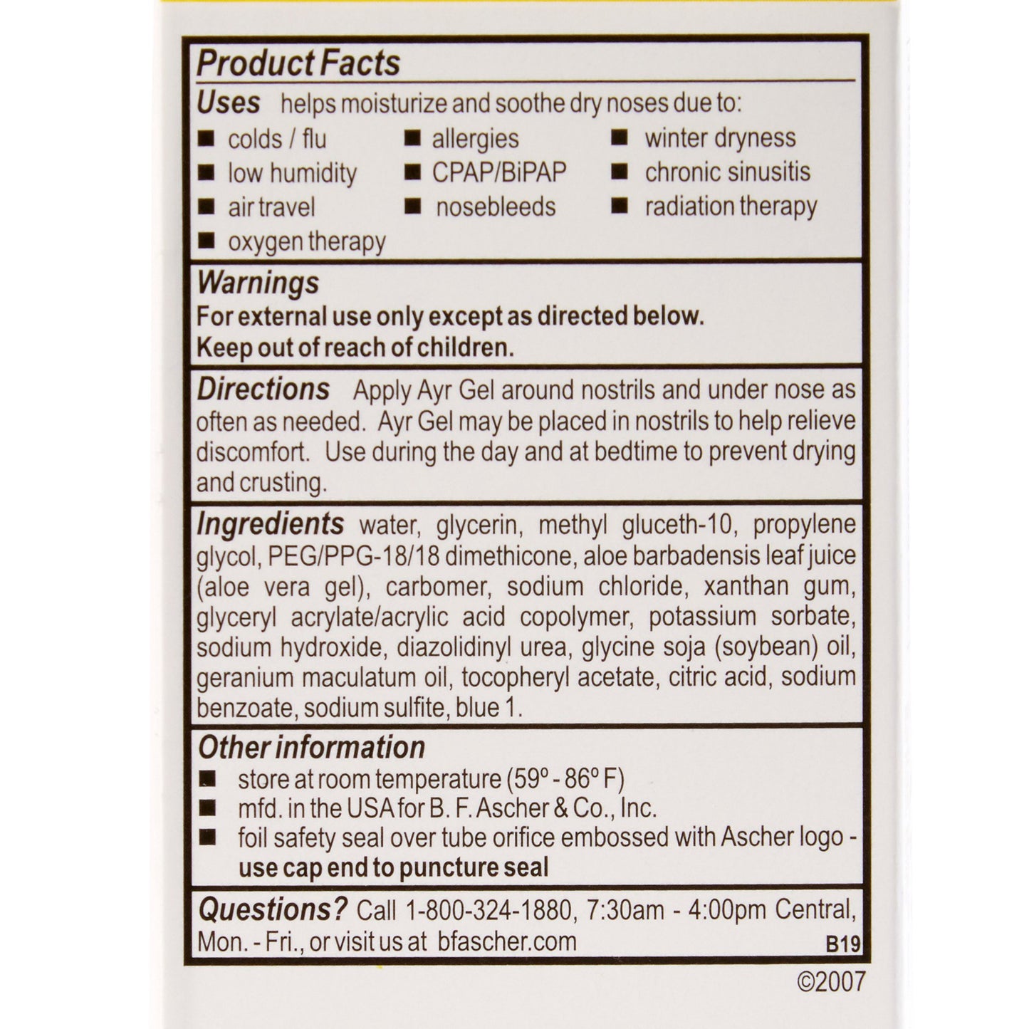 Ayr® Saline Nasal Moisturizer 0.5 oz. (447779_EA)