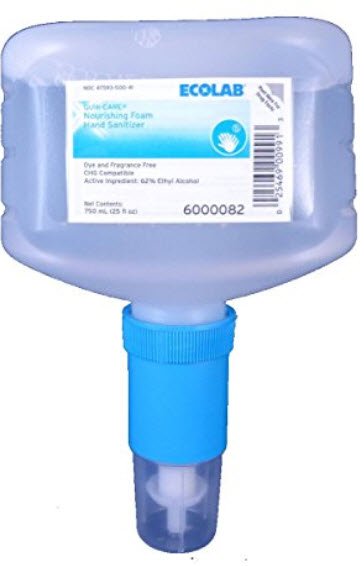 Quik-Care™ Hand Sanitizer 750 mL Ethyl Alcohol Foaming Dispenser Refill Bottle (871497_EA)