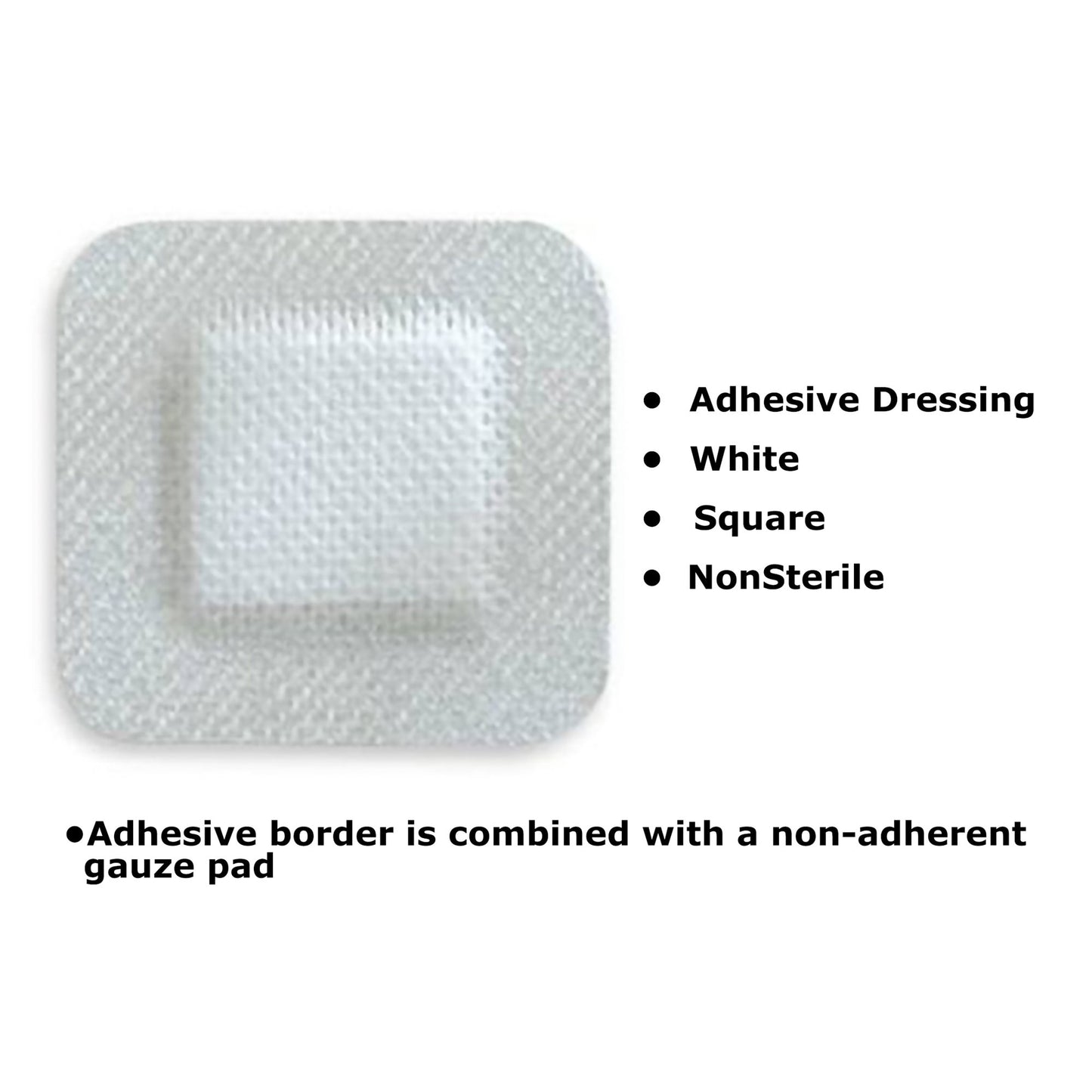 McKesson Island Dressing 4 X 4 Inch Square NonSterile (883053_EA)