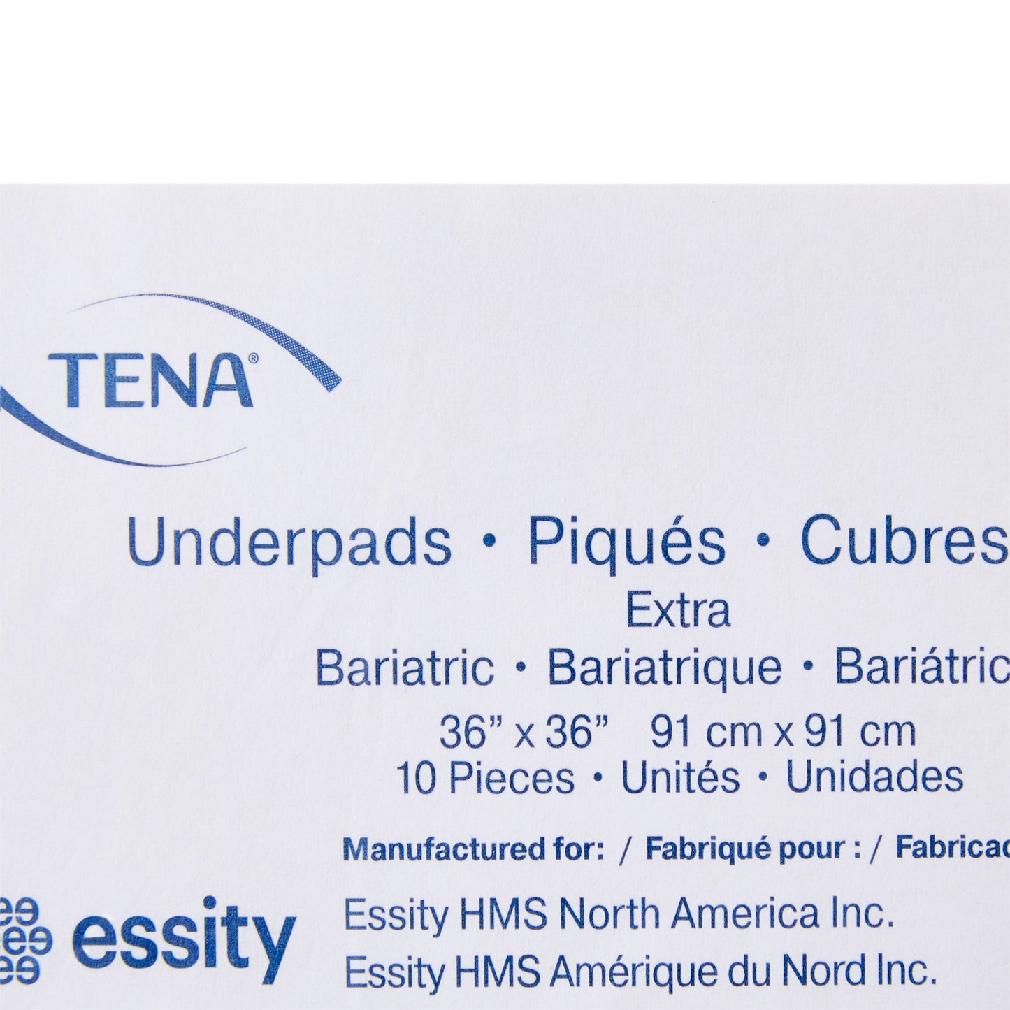 TENA® Extra Bariatric Disposable Underpad 36 X 36 Inch Polymer Light Absorbency (765337_BG)