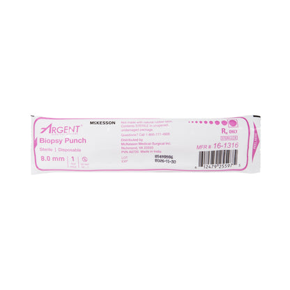 McKesson Argent™ Biopsy Punch Dermal 8 mm (1175178_CS)