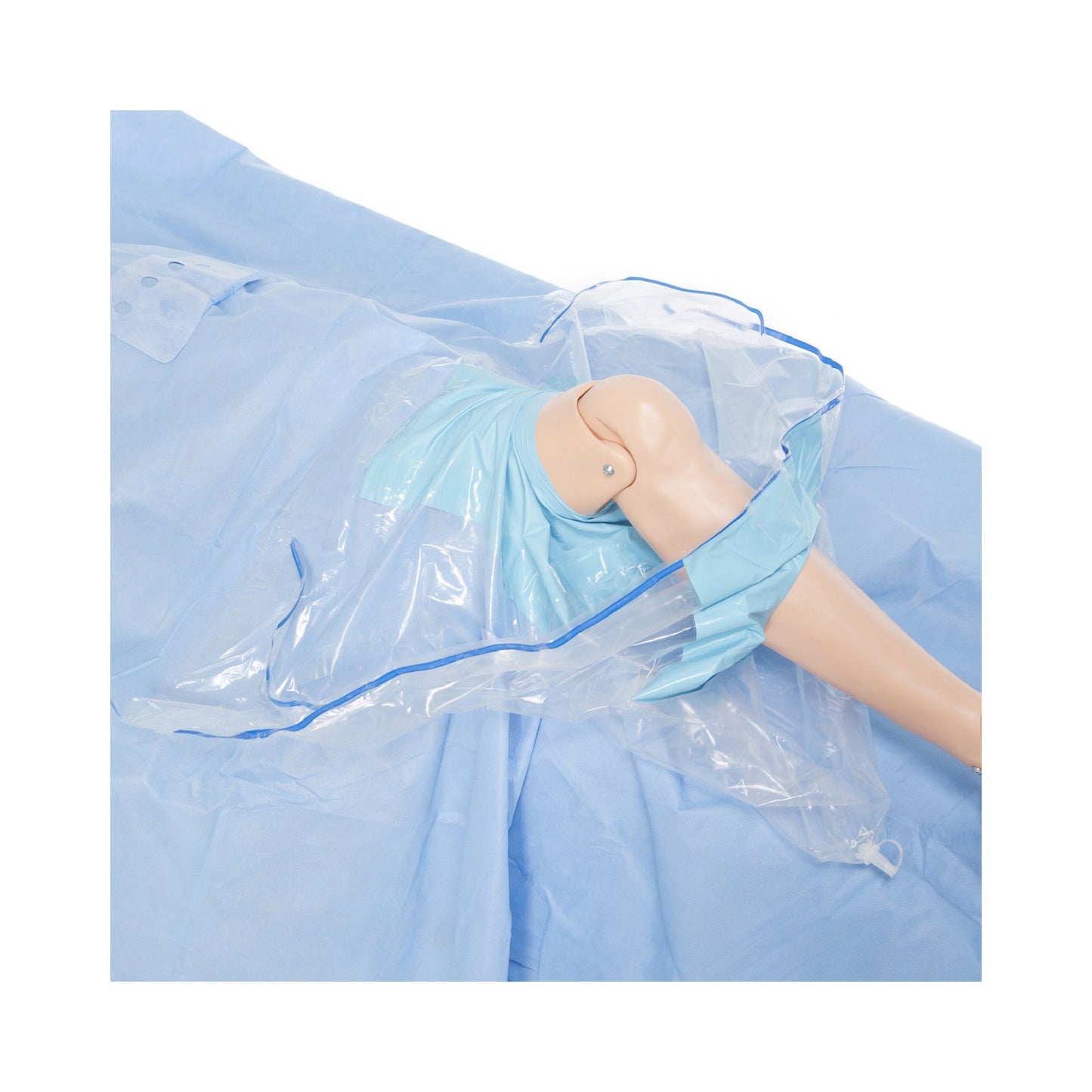 O&M Halyard Inc Orthopedic Drape Knee Arthroscopy Drape 90 W X 124 L Inch Sterile (277348_CS)