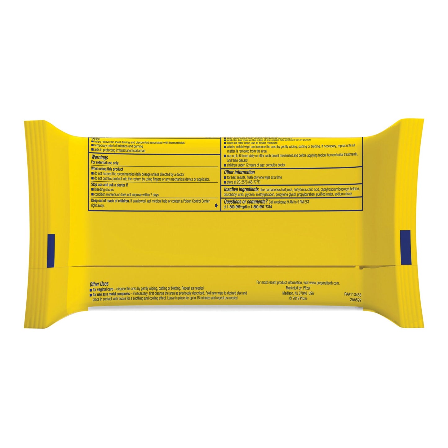 Preparation H® Hemorrhoid Relief Pad 48 per Box (761950_BX)