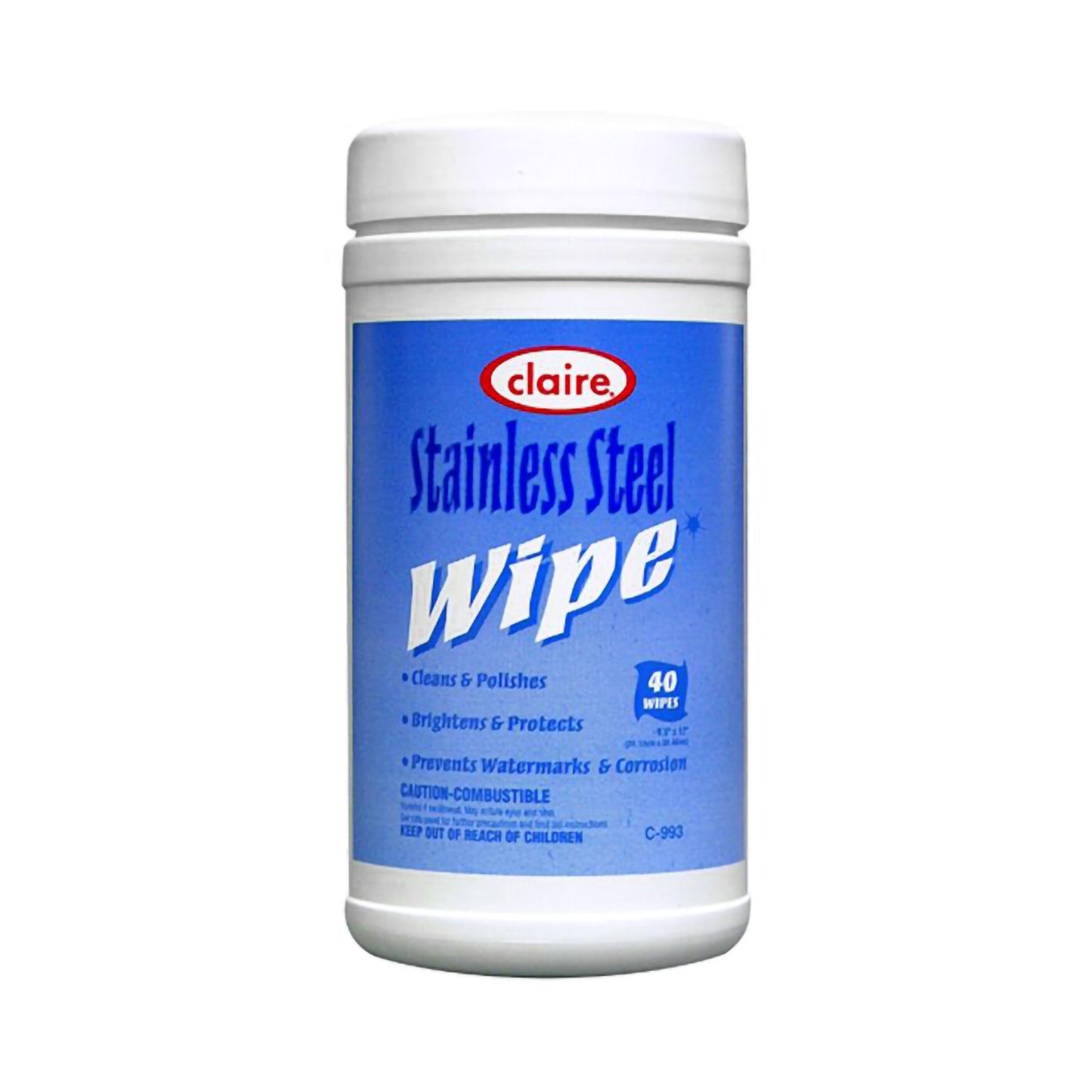 Claire® Premoistened Manual Pull Wipe 40 Count Canister Citrus Scent NonSterile (826241_CT)