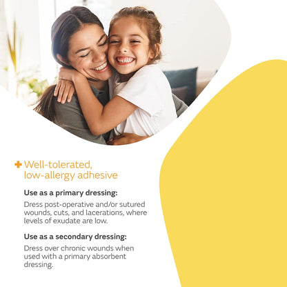 COVRSITE Plus Composite Dressing 6 X 6 Inch Square NonSterile Film Backing (407733_BX)