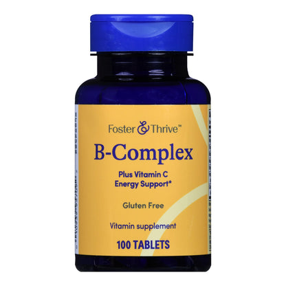 Foster & Thrive™ Multivitamin Supplement Vitamin B / Ascorbic Acid Tablet 100 per Bottle (1238901_BT)