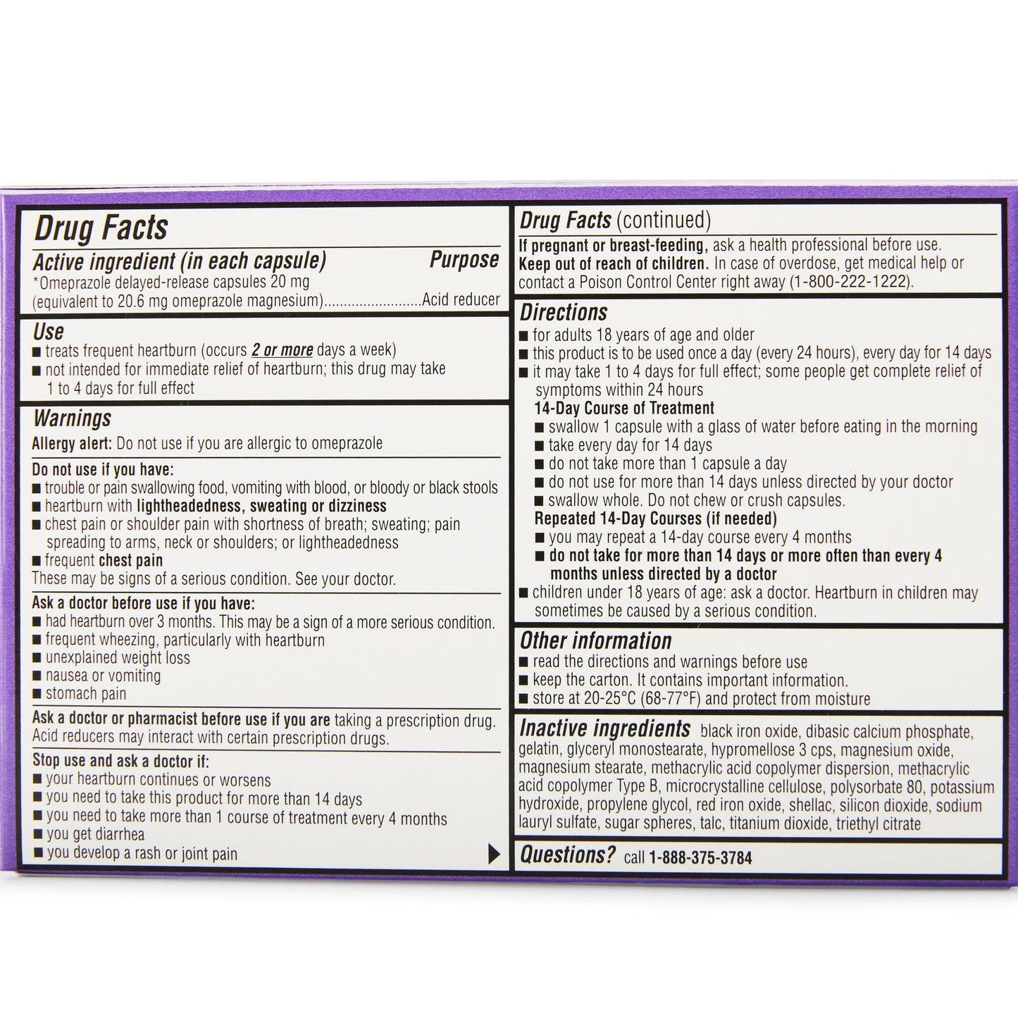 Geri-Care® Antacid 20.6 mg Strength Delayed-Release Capsule 42 per Box (705864_CS)