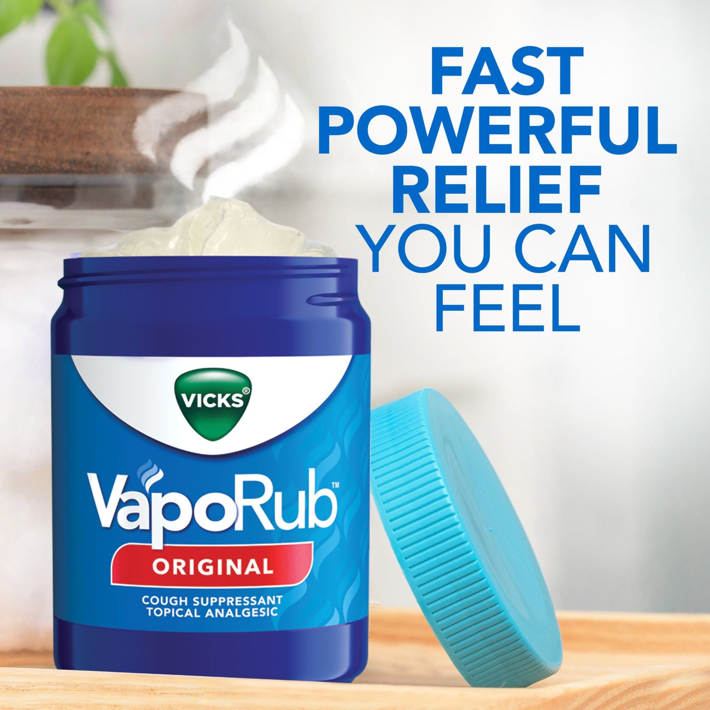 Vicks® VapoRub® Chest Rub 4.8% - 1.2% - 2.6% Strength Ointment 3.53 oz. (830713_EA)