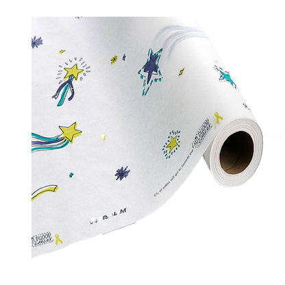 Stars of Hope® Table Paper 21 Inch Width 125 Foot Length Print (Stars) Crepe (496862_CS)