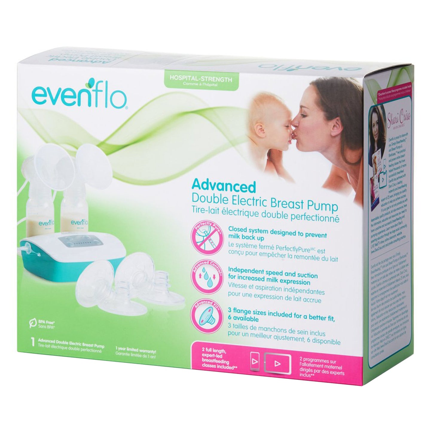 Evenflo Advanced Double Electric Breast Pump Evenflo Advanced (1143880_EA)