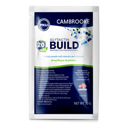 Glytactin® BUILD 20/20 Oral Supplement Smooth Flavor Powder 1.1 oz. Individual Packet (1182483_EA)
