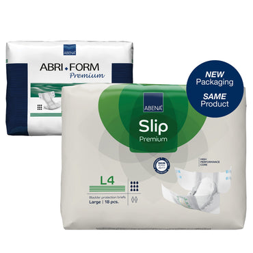 Abena® Slip Premium L4 Unisex Adult Incontinence Brief Large Disposable Heavy Absorbency (1218208_CS)