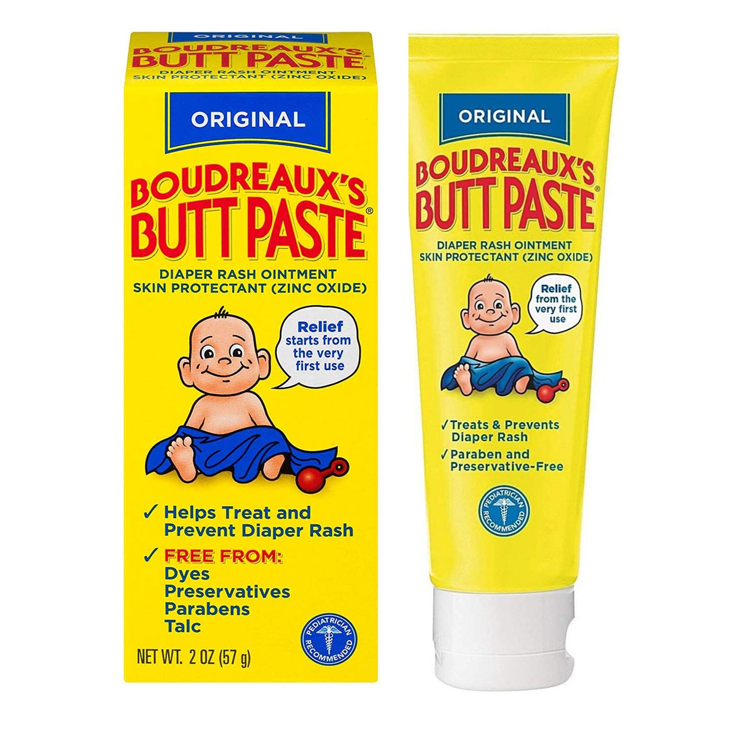 Boudreaux's Butt Paste® Diaper Rash Treatment 2 oz. Tube Scented Cream (785320_EA)