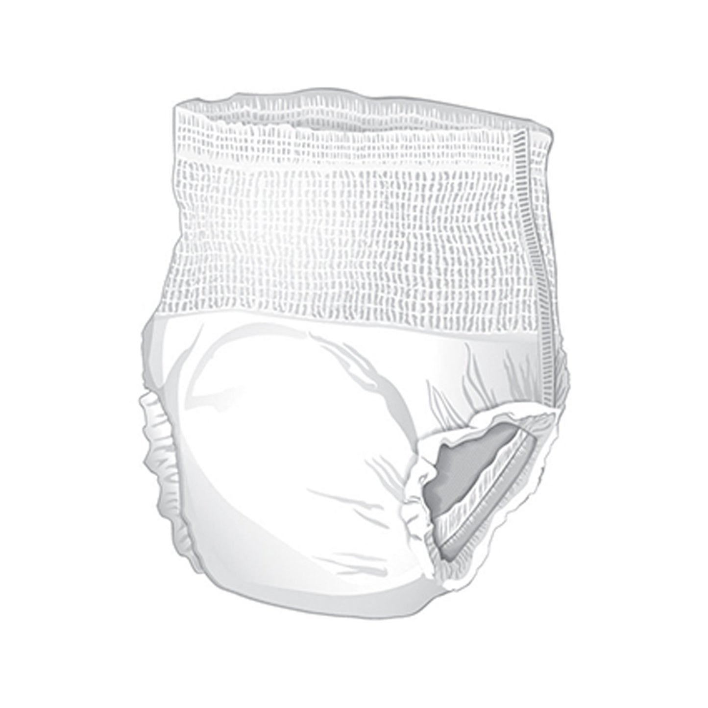 McKesson Unisex Adult Absorbent Underwear Pull On with Tear Away Seams Medium Disposable Heavy Absorbency (1123838_CS)