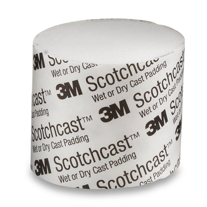 3M™ Scotchcast™ Wet or Dry Cast Padding Water Resistant 3 Inch X 4 Yard Polypropylene / Polyethylene Knit / Nonwoven Fibers NonSterile (540045_BG)