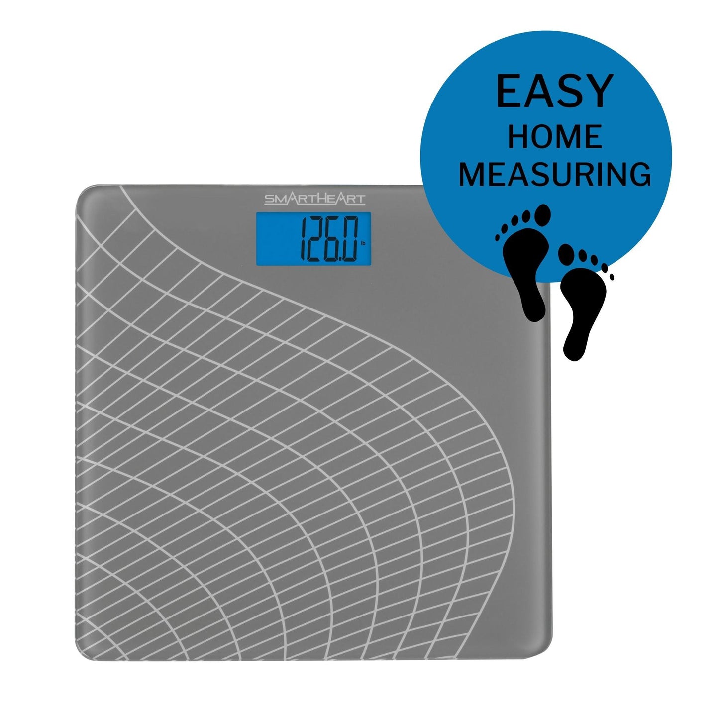 Veridian® Floor Scale Digital Display 438 lbs. / 199 kg Capacity Gray Battery Operated (1218868_CS)