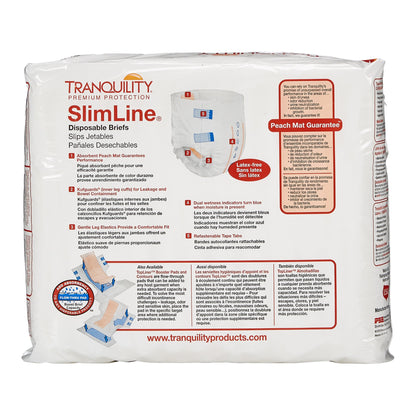 Tranquility® Slimline® Unisex Adult Incontinence Brief Medium Disposable Heavy Absorbency (238454_PK)