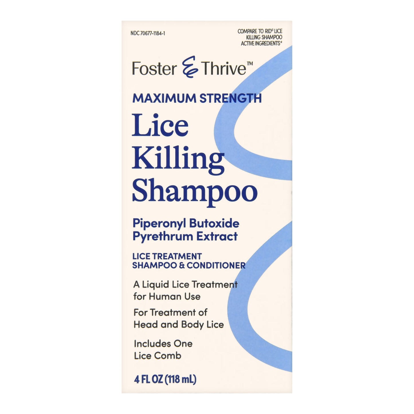 Foster & Thrive® Lice Shampoo 4 oz. Bottle Scented (1238949_EA)