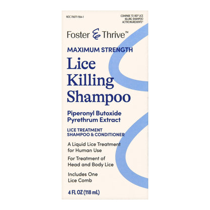 Foster & Thrive® Lice Shampoo 4 oz. Bottle Scented (1238949_EA)