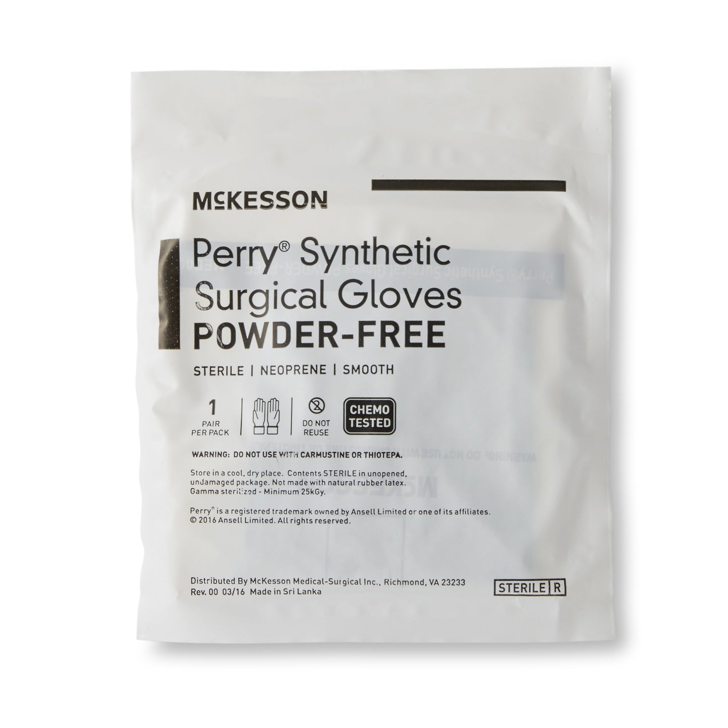 McKesson Perry® Performance Plus Surgical Glove Size 6 Sterile Polychloroprene Standard Cuff Length Smooth Dark Green Chemo Tested (1044736_PR)