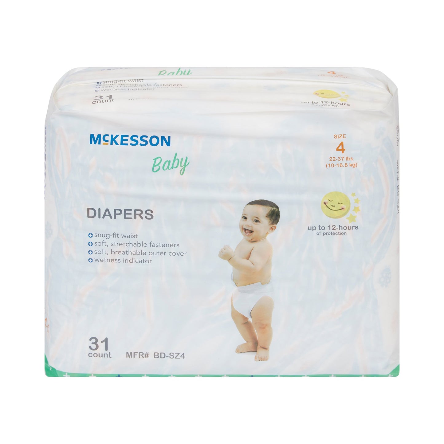 McKesson Unisex Baby Diaper Size 4 Disposable Heavy Absorbency (1144477_BG)
