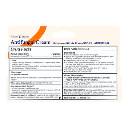 Foster & Thrive™ Antifungal 2% Strength Cream 1 oz. Tube (1238925_EA)