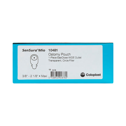 SenSura® Mio Ostomy Pouch One-Piece System 11 Inch Length, Maxi Flat, Trim to Fit 3/8 to 2-1/8 Inch Stoma Drainable (883914_BX)