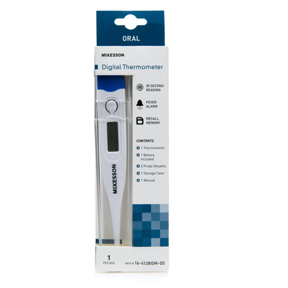McKesson Digital Stick Thermometer Oral Probe Handheld (508755_BX)