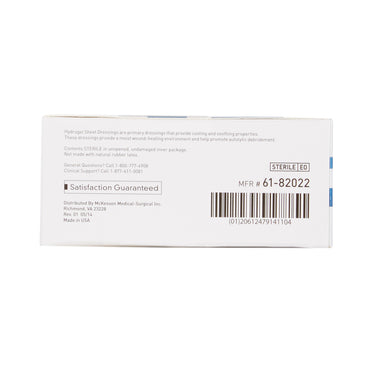 McKesson Hydrogel Wound Dressing Sheet 2 X 2 Inch Sheet Sterile (494192_EA)