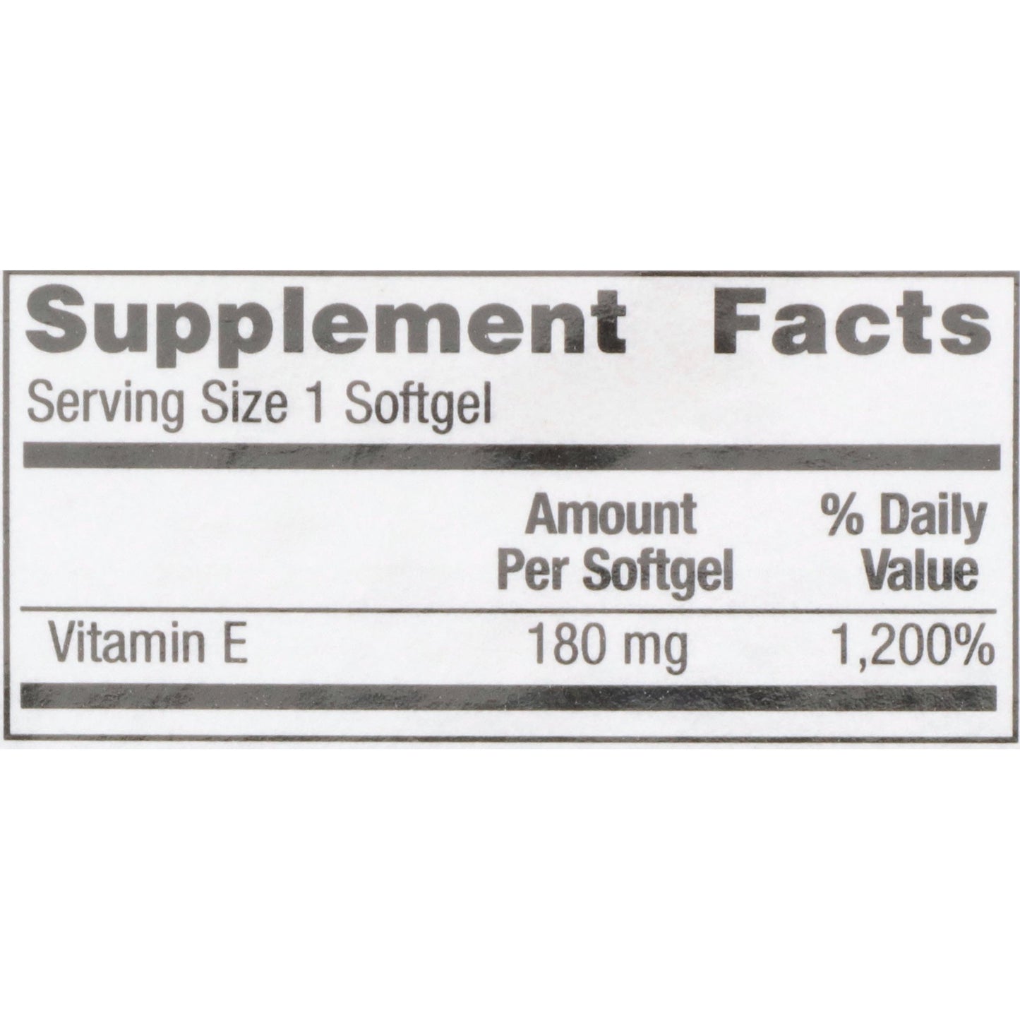 Geri-Care® Vitamin Supplement Vitamin E 400 IU Strength Softgel 100 per Bottle (742181_CS)