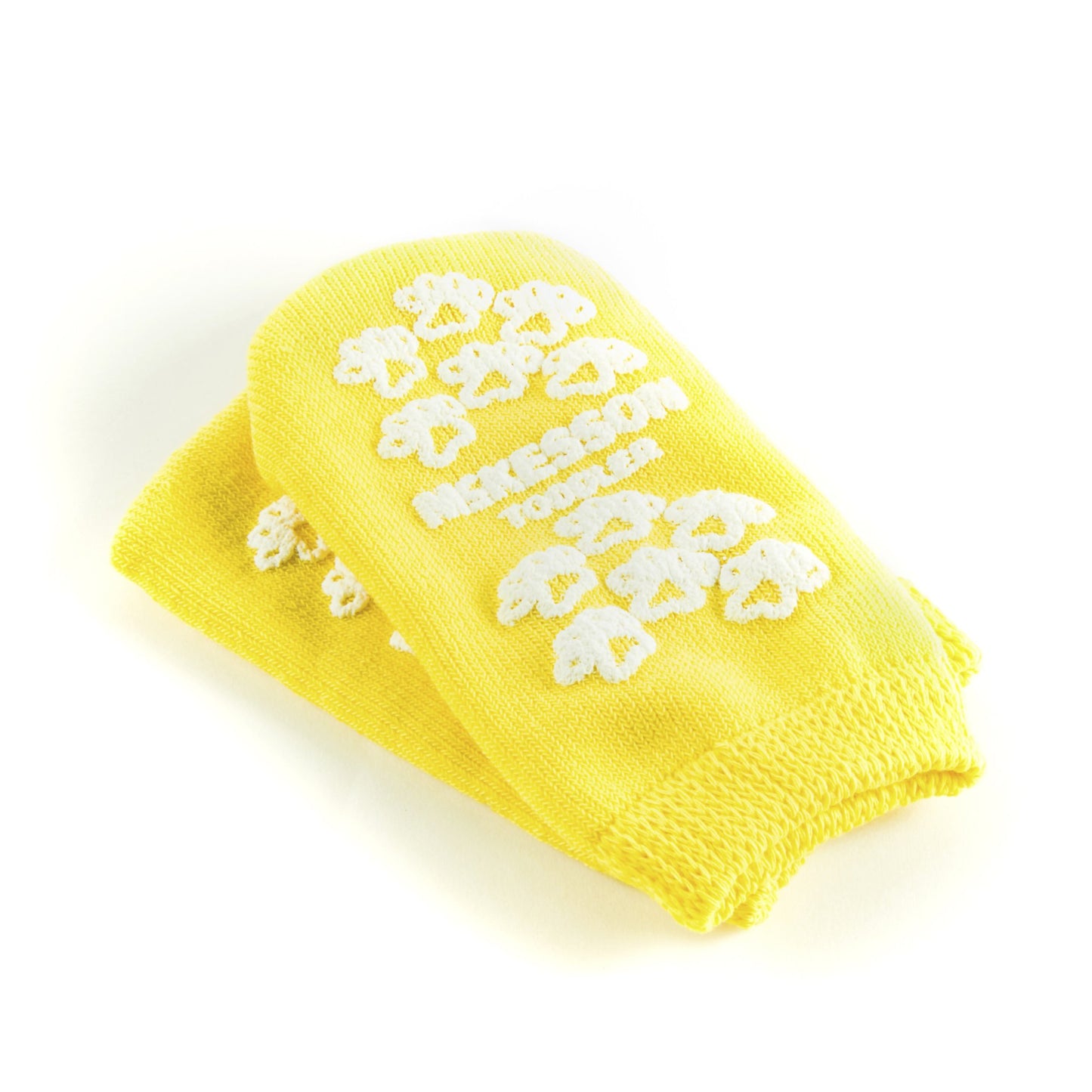 McKesson Terries™ Slipper Socks Unisex Toddler Single Tread Single Patient Use Yellow (334872_PR)