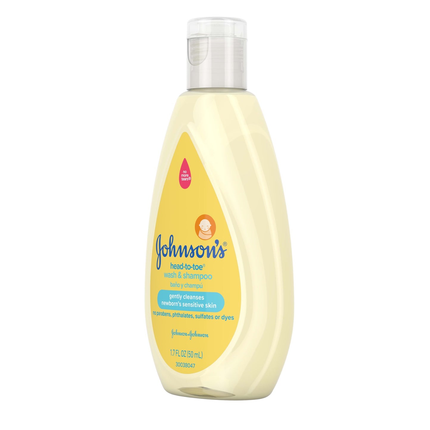Johnson's® Baby Head-to-Toe® Baby Shampoo and Body Wash 13.6 oz. Flip Top Bottle Scented (1224246_EA)