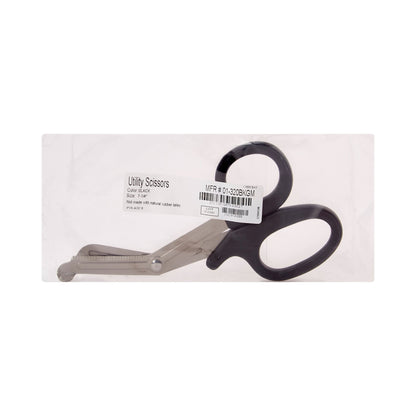 McKesson Utility Scissors 7-1/4 Inch Length Office Grade Stainless Steel / Plastic NonSterile Finger Ring Handle Angled Blunt Tip / Blunt Tip (472589_BX)