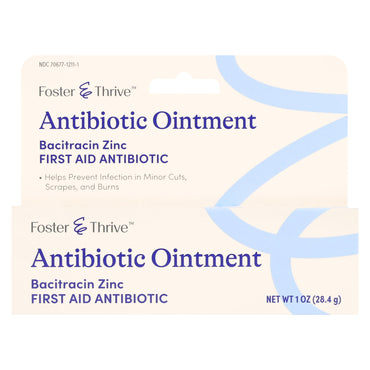 Foster & Thrive™ First Aid Antibiotic Bacitracin Ointment 1 oz. Tube (1244985_EA)