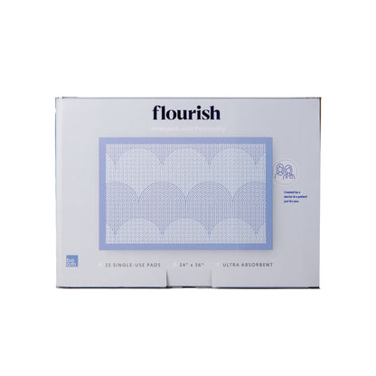 Flourish Disposable Underpad 24 X 36 Inch Fluff Light Absorbency (1253387_CS)