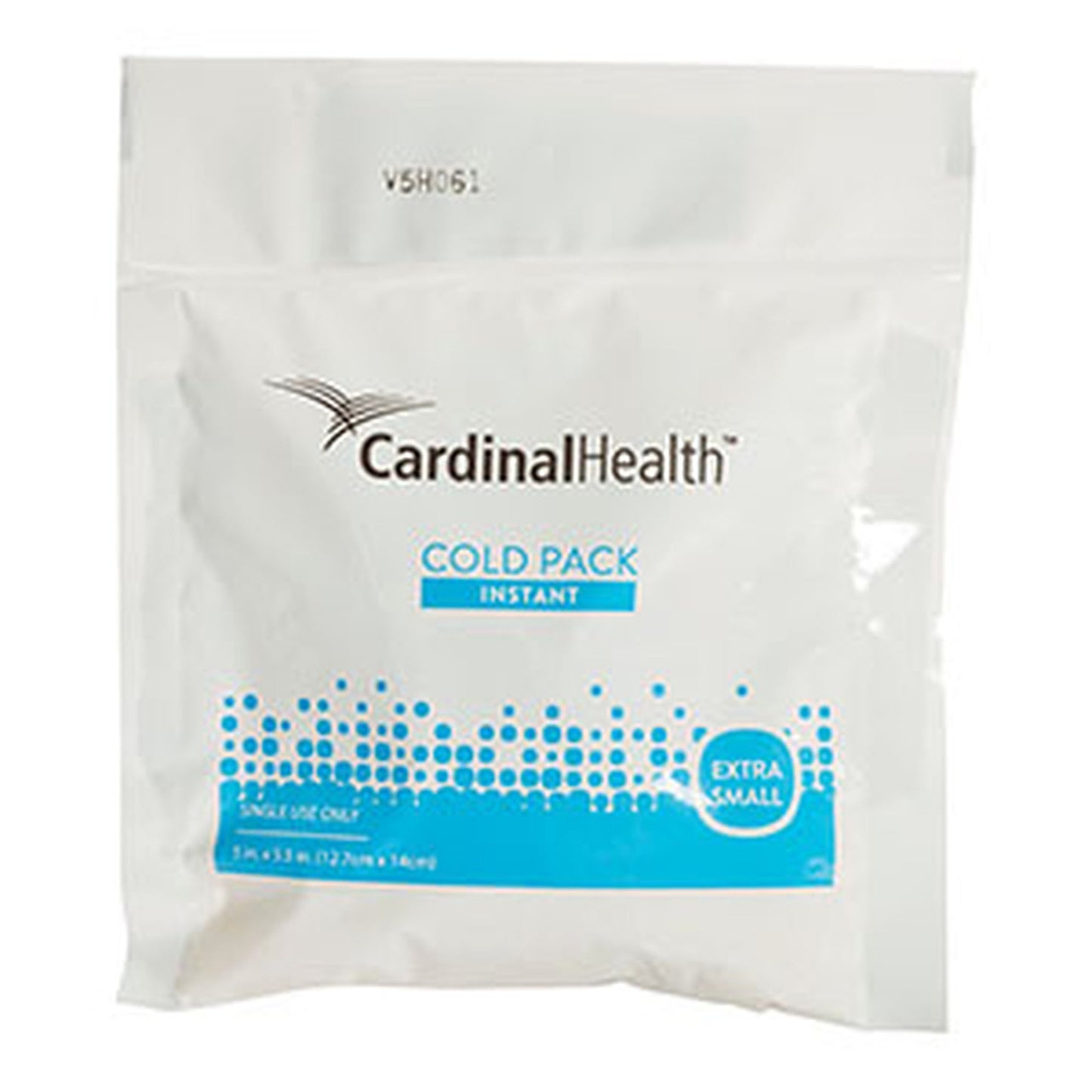 Cardinal Health™ Instant Cold Pack General Purpose X-Small 5 X 5-1/2 Inch Plastic / Ammonium Nitrate / Water Disposable (775046_CS)